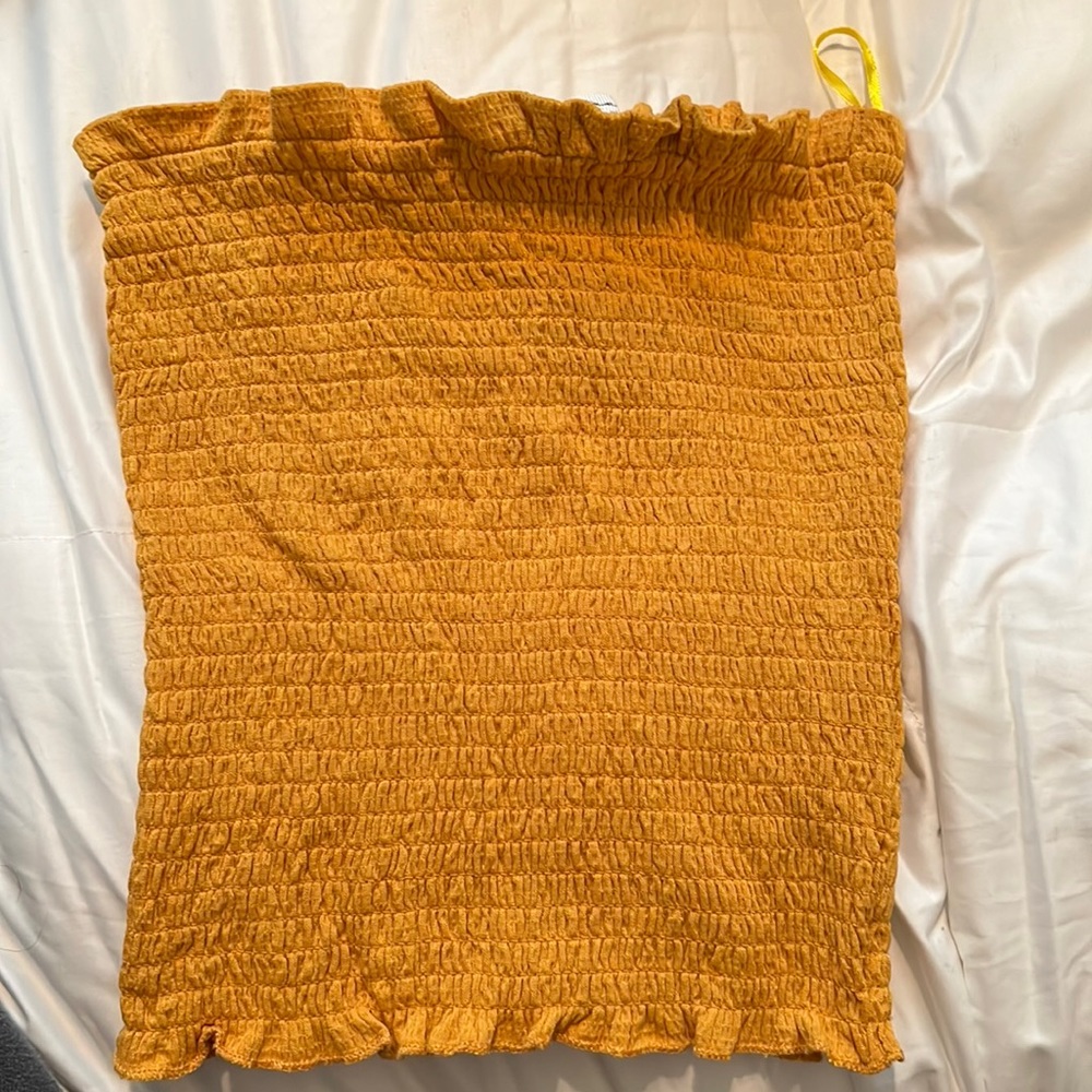 Yellow Crop Top